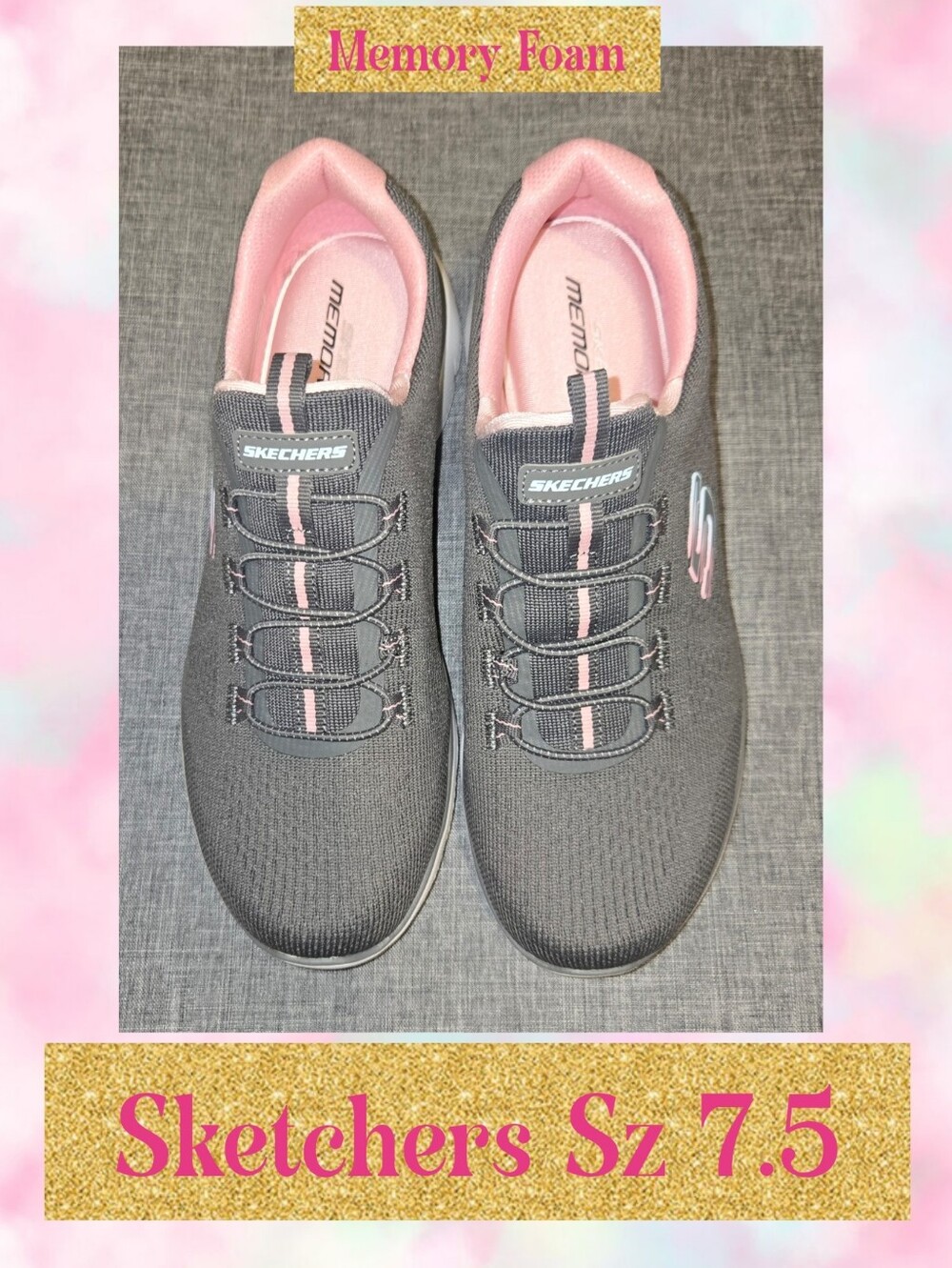LN Skechers Women's Slip-On Athletic Sneakers Sz 7.5